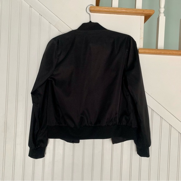 Black Bomber Jacket - Picture 3 of 3